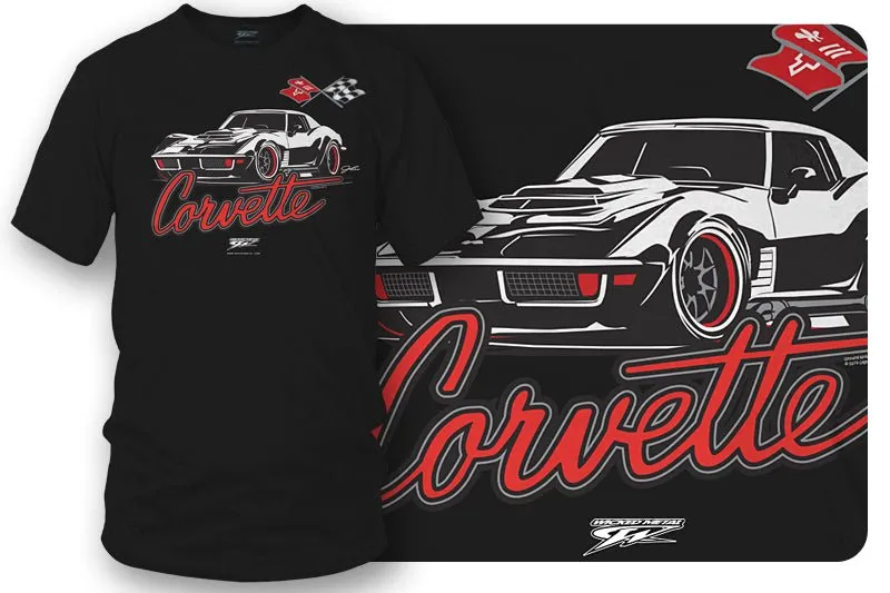 Corvette c3 Stylized - Corvette C3 Stylized logo shirt