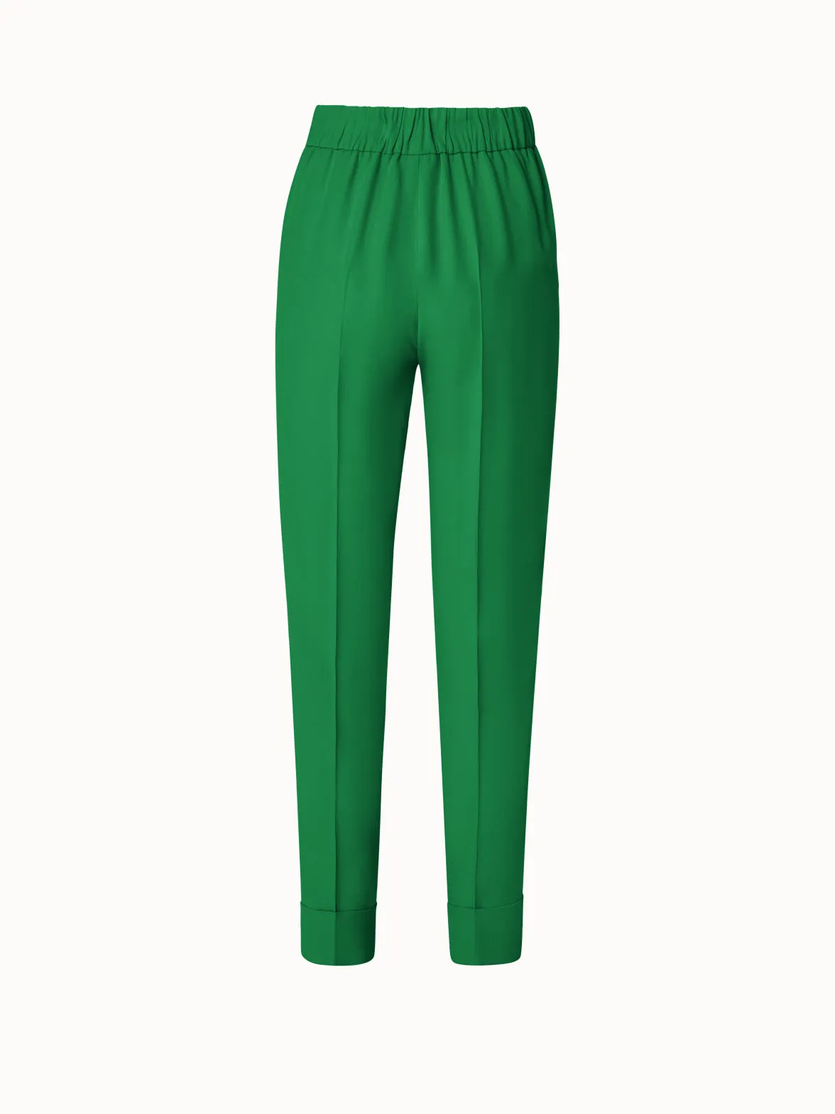 Crêpe Tapered Pants