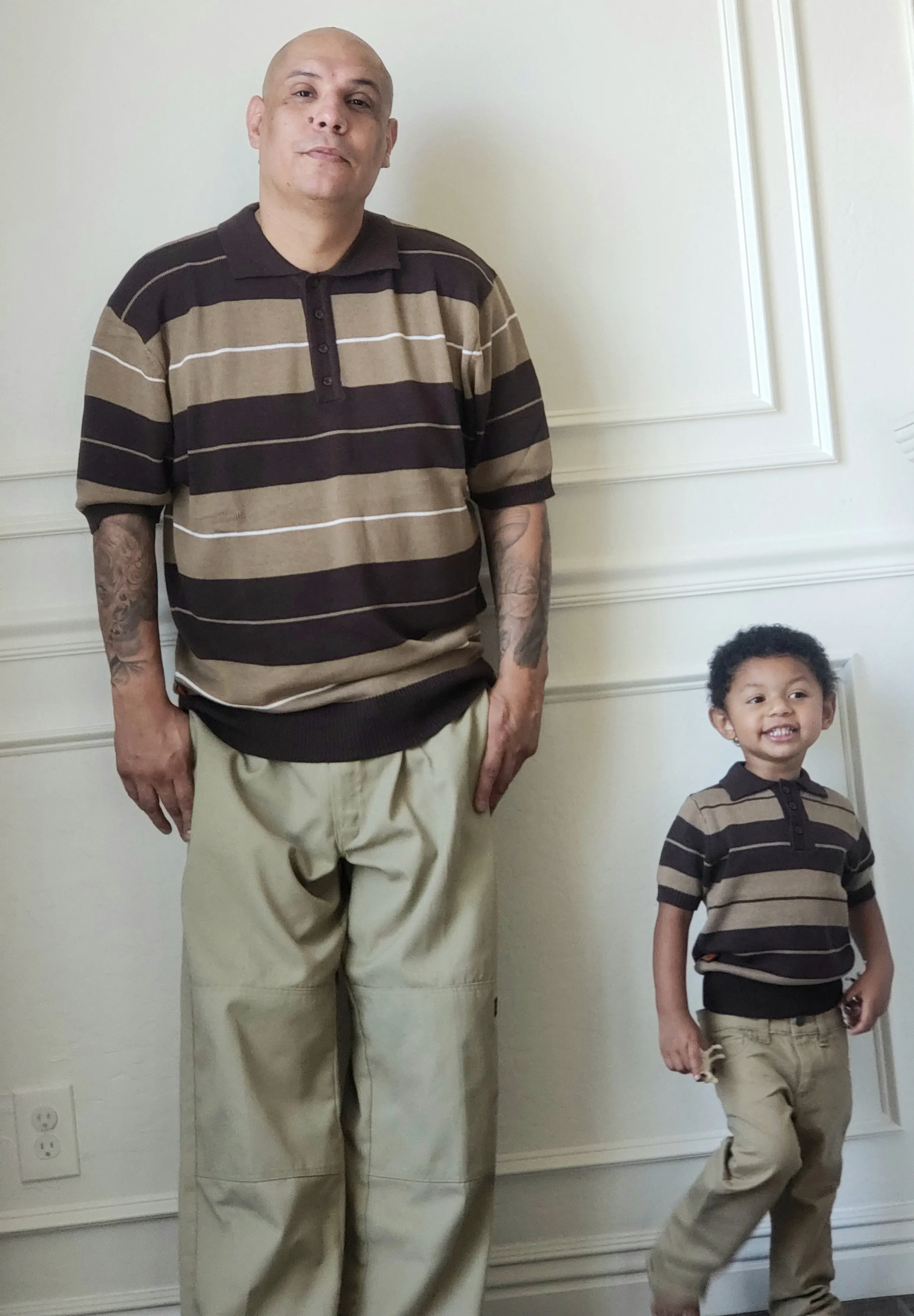 FB County Brown/Tan/White Charlie Brown Shirt