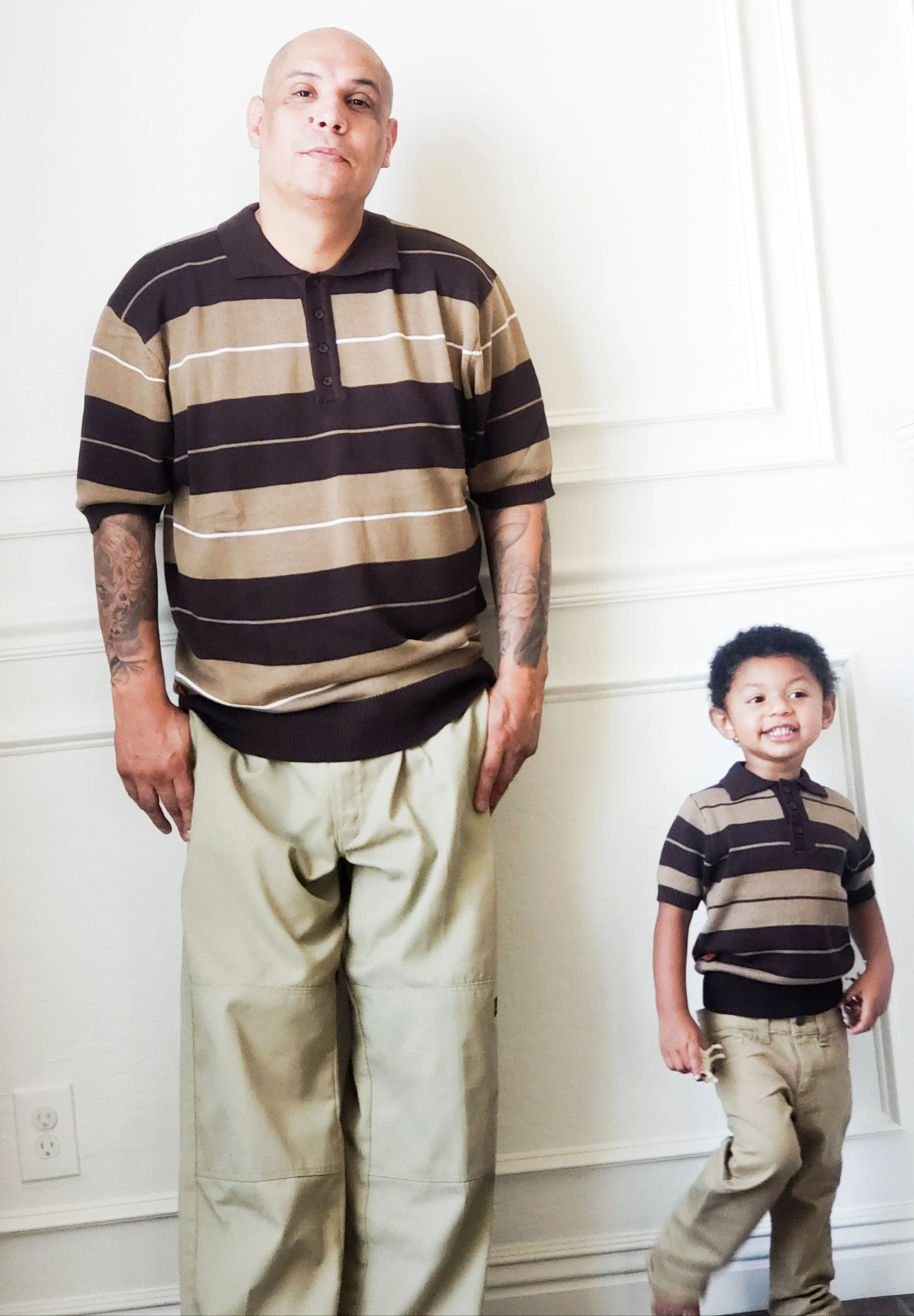 FB County Brown/Tan/White Charlie Brown Shirt