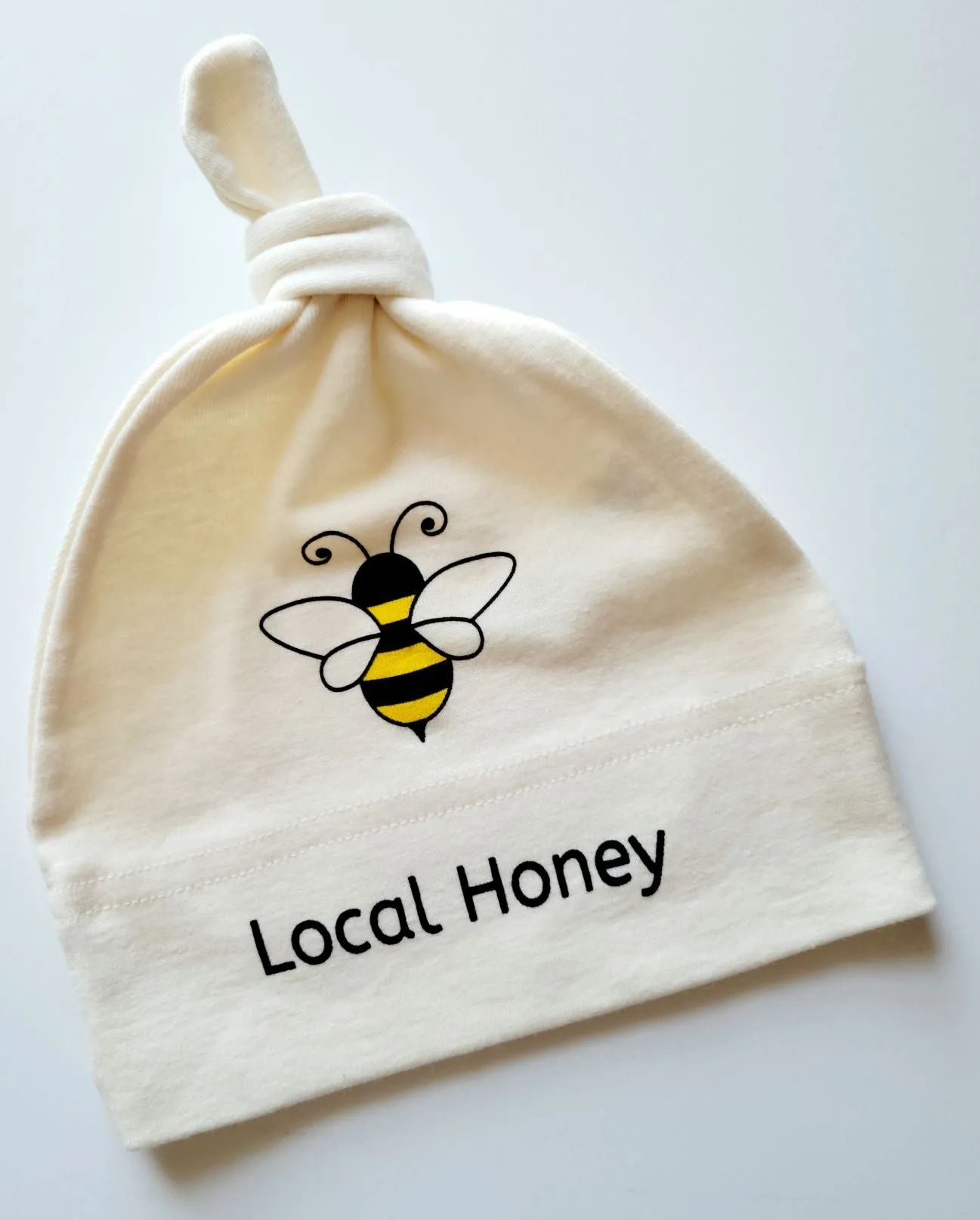 Local Honey Bumble Bee & Flowers Short Sleeve Romper & Hat Gift Set