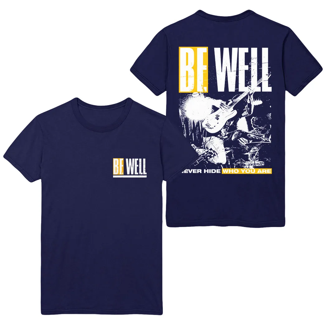 Never Hide Who You Are Navy T-Shirt